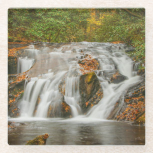 Schöne Herzöge Bach Wasserfall in N. Georgia Glasuntersetzer