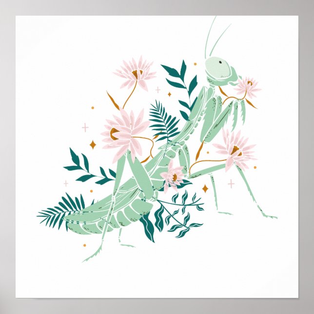 SCHÖNE HEUSCHRECKE POSTER (Vorne)