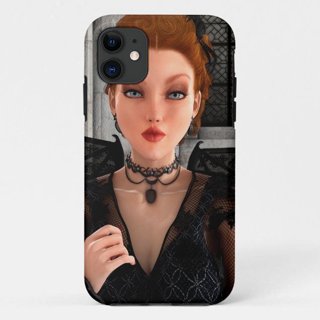 Schöne Hexe Case-Mate iPhone Hülle (Rückseite)