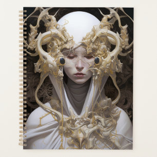 Schöne Hexe Dämon Königin Fantasy Kunst Planer