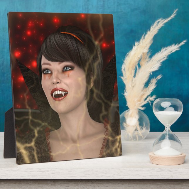 Schöne Hexe Fotoplatte (Seite)