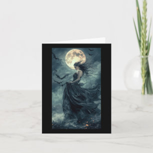 Schöne Hexe Gothic Fantasy Vampire Moonlight 1 Karte