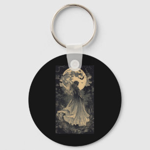 Schöne Hexe Gothic Fantasy Vampire Moonlight Schlüsselanhänger