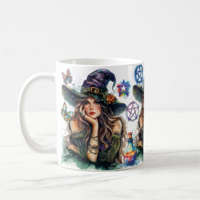 Schöne Hexe Kaffeetasse (Links)