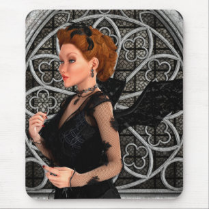 Schöne Hexe Mousepad