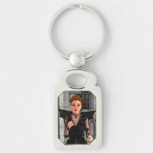 Schöne Hexe Schlüsselanhänger