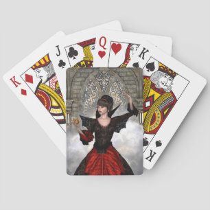 Schöne Hexe Spielkarten