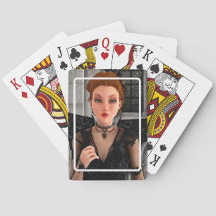 Schöne Hexe Spielkarten