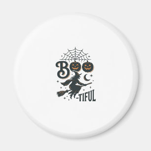 Schöne Hexen Halloween Vintage Gravur Design Magnet