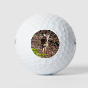 Schöne Hirsche in der Waldnaturfotografie Golfball