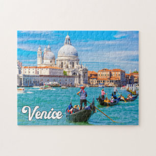 Schöne historische Stadt Venedig, Italien Puzzle