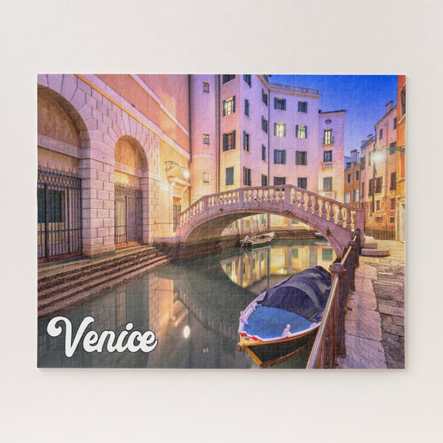 Schöne historische Stadt Venedig, Italien Puzzle (Horizontal)