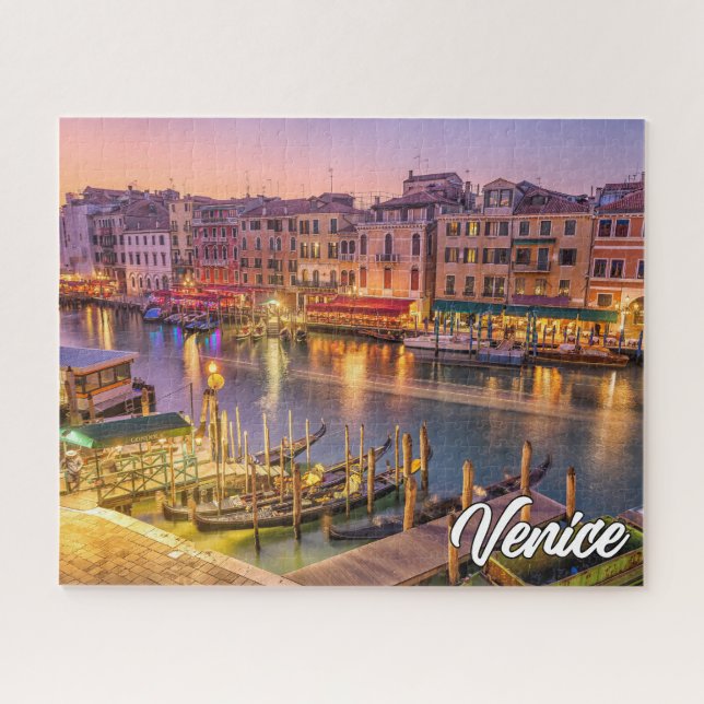 Schöne historische Stadt Venedig, Italien Puzzle (Horizontal)