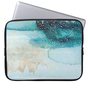 Schöne, hochauflösende Aquarellmalerei mit abstrak Laptopschutzhülle