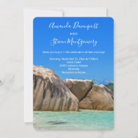 Schöne Hochzeit am Tropischen Meer