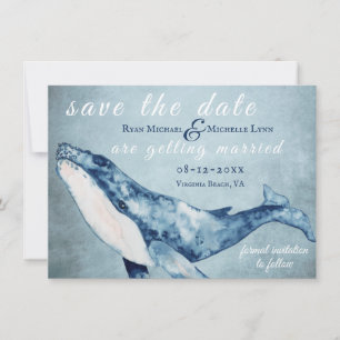 Schöne Hochzeit des Whale Beach Save The Date