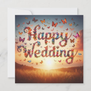 Schöne Hochzeitkarten Karte