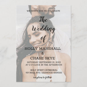 Schöne Hochzeitseinladung Einladung