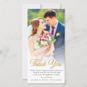 schöne Hochzeitskarte Dankeskarte