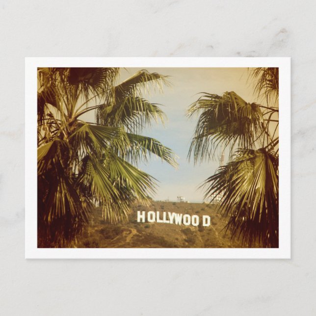 Schöne Hollywood Postcard! Postkarte (Vorderseite)