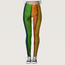 schöne Holzplanken Leggings