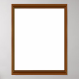 Schöne Holzrahmen spektakuläre Phantastische Leere Poster