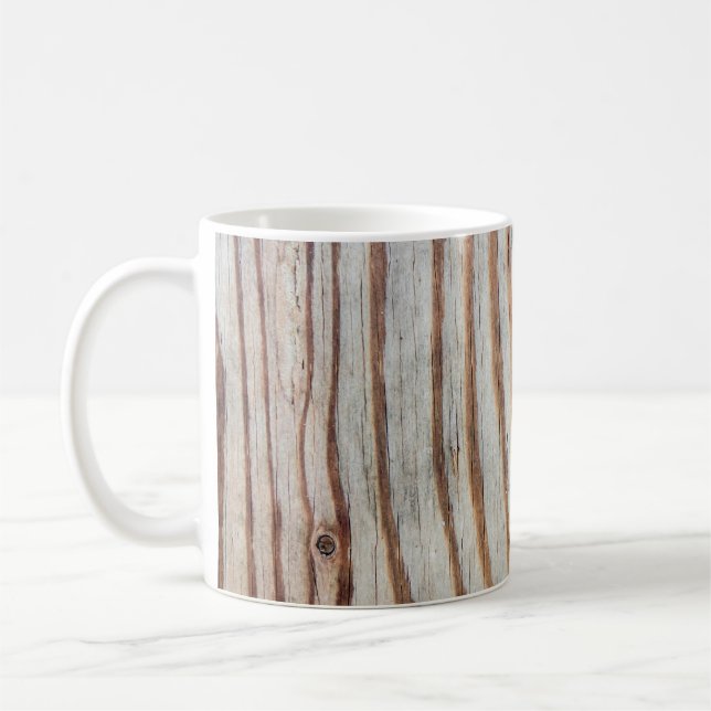Schöne Holzstruktur oder Hintergrundabstrakte, gr Kaffeetasse (Links)