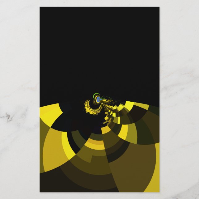 Schöne, hübsche Jet Black Golden Yellow Prinz Kuns (Vorderseite)
