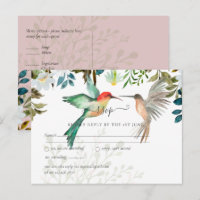 Schöne HUMMINGBIRDS Couple Wedding