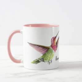 schöne Hummingvögel fliegen Tasse