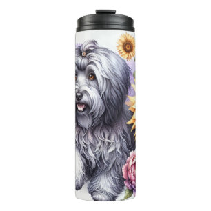 Schöne Hunde/Havanese Hund Thermosbecher
