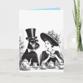 Schöne Hundekarte Karte