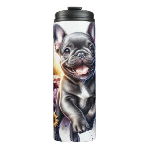 Schöne Hunderassen/Französischer Bulldog-Hund Thermosbecher