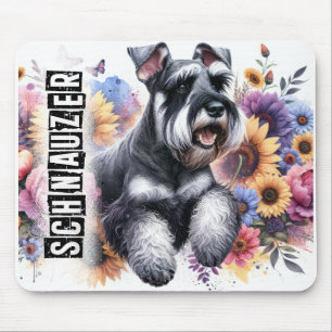 Schöne Hundezucht/Schnauzer-Hundepuppe Mousepad