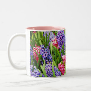 Schöne hyacinth Blume Kaffee Tasse