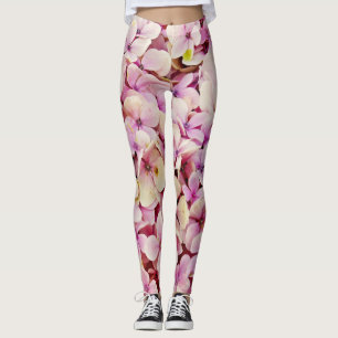 Schöne Hydrangea-Blume Leggings