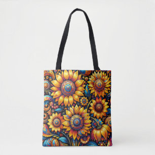 Schöne, hyperrealistische Sonnenblumen Kunst