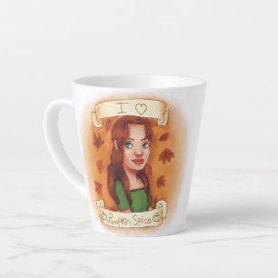 Schöne Ich liebe Pumpkin Spice Latte Tasse