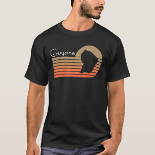 Schöne Idee für Guyana-Karte des guyana-Designs T-Shirt