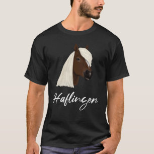 Schöne Illustration eines Pferdekopfes eines Hafli T-Shirt
