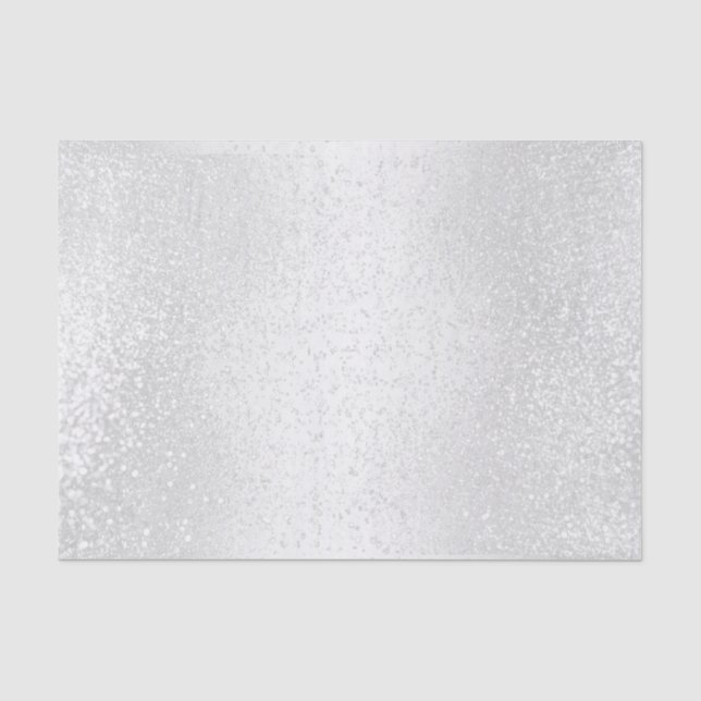 Schöne Imitate Weißer Glitzer Seidenpapier (Vorderseite)