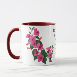 Schöne, individuelle Blumenzauberkunst Tasse