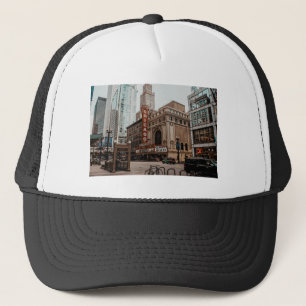 Schöne Innenstadt Chicago Illinois Truckerkappe