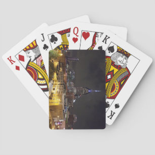 Schöne Innenstadt Nashville Tennessee bei Nacht Spielkarten
