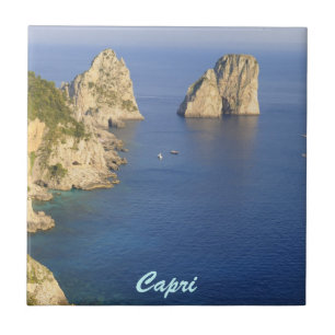 Schöne Insel Capri Fliese