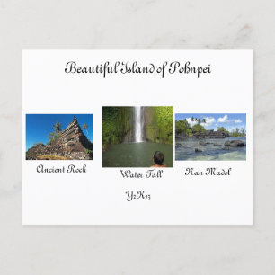 SCHÖNE INSEL POHNPEI POST CARD POSTKARTE