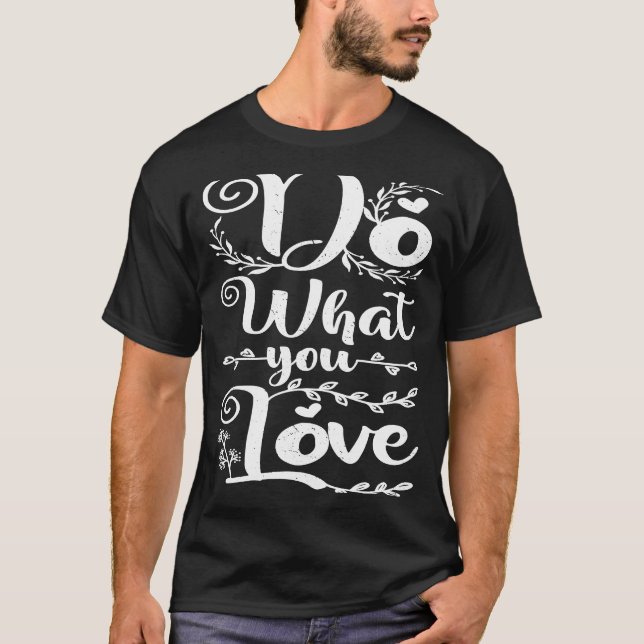 schöne inspirierend Textdesign poetische Anführung T-Shirt (Vorderseite)