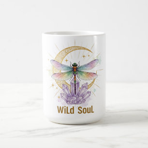 Schöne inspirierende Libellen-Zitate Kaffeetasse