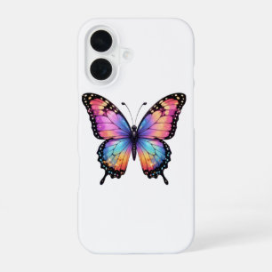Schöne Iphone 16 Hülle mit Schmetterlingsbild 