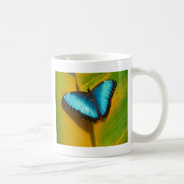 Schöne, iridescent Butterfly Tasse